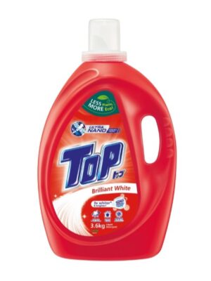 TOP LIQUID DETERGENT BRILLIANT WHITE (RED) 3.6KG