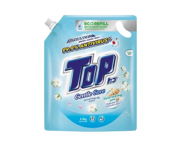 TOP LIQUID DETERGENT GENTLE CARE REFILL 3.2KG