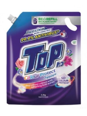 TOP LIQUID DETERGENT COLOUR PROTECT PURPLE REFILL 3.2KG