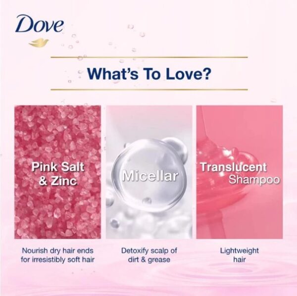 DOVE MICELLAR DETOX NOURISHMENT SHAMPOO 330ML