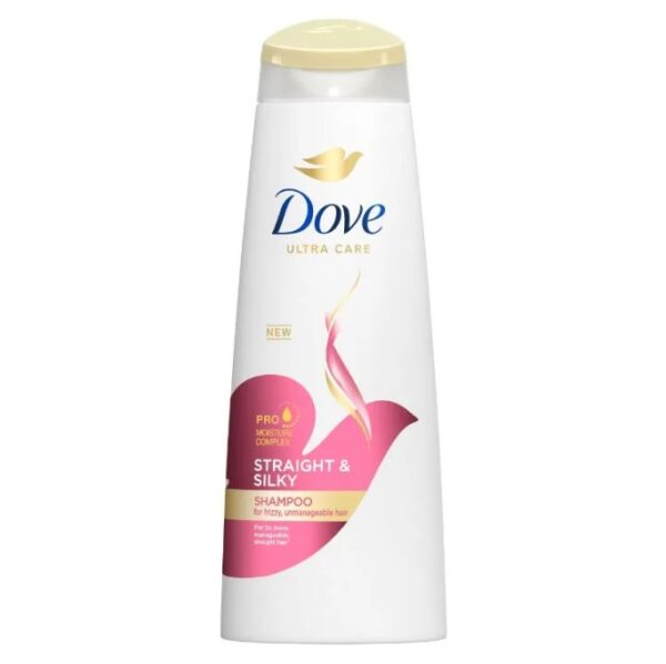 DOVE STRAIGHT & SILKY SHAMPOO 330ML