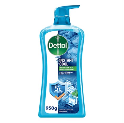 DETTOL SHOWER GEL BODY WASH INSTANT COOL 950ML