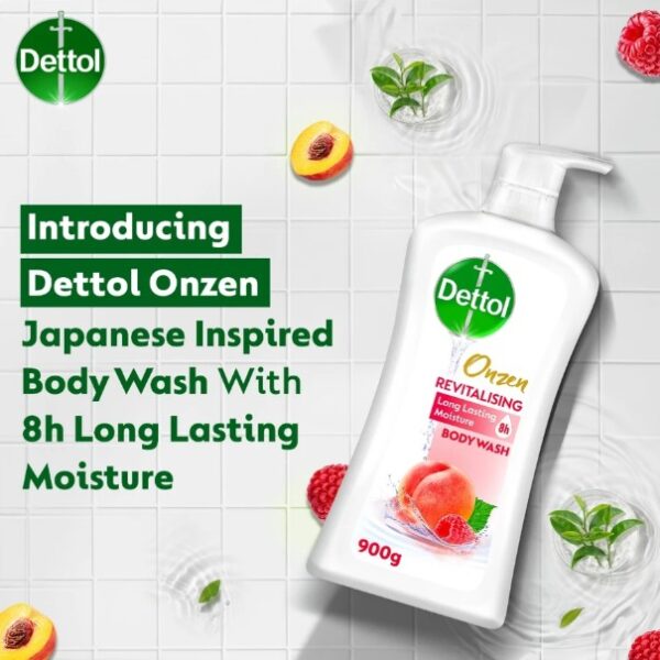 DETTOL SHOWER HABBATUS SAUDA & WHITE PEACH 900ML