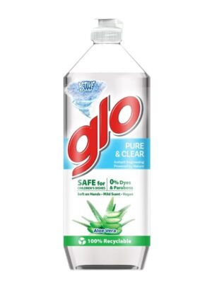 GLO PURE & CLEAR DISHWASHING LIQUID 800ML