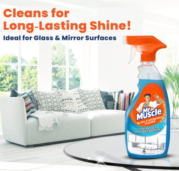 MR. MUSCLE GLASS CLEANER (500ML x 2) TWIN PACK