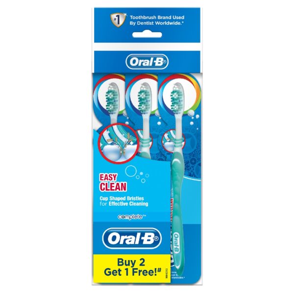 ORAL-B COMPLETE EASY CLEAN MEDIUM TOOTHBRUSH