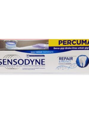 SENSODYNE REPAIR PROTECT TOOTHPASTE 100G (FREE TOOTHBRUSH)