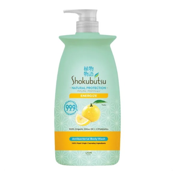 SHOKUBUTSU NATURAL PROTECTION BODY WASH ENERGIZE WITH YUZU 900G