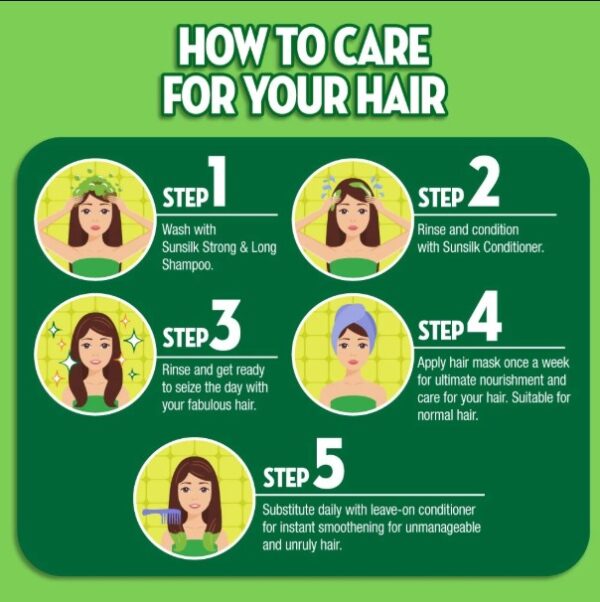 SUNSILK SHAMPOO STRONG & LONG SHAMPOO