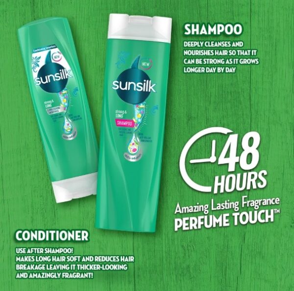 SUNSILK SHAMPOO STRONG & LONG SHAMPOO