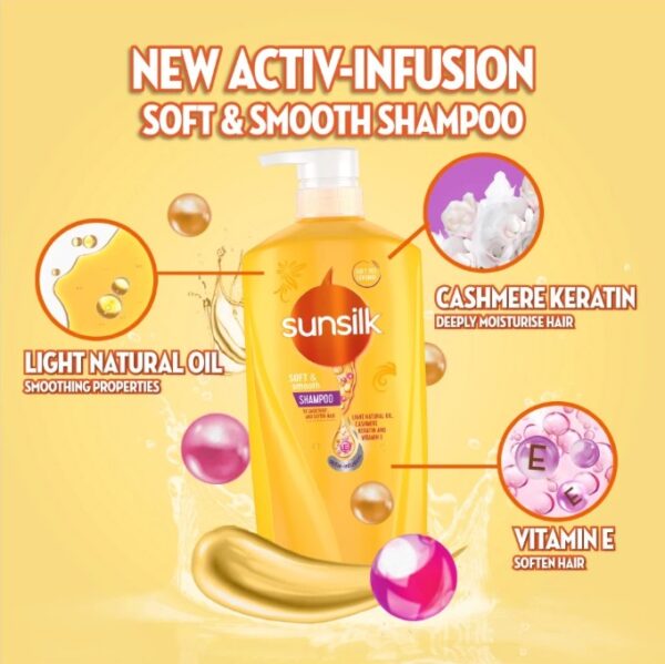 SUNSILK SOFT AND SMOOTH SHAMPOO