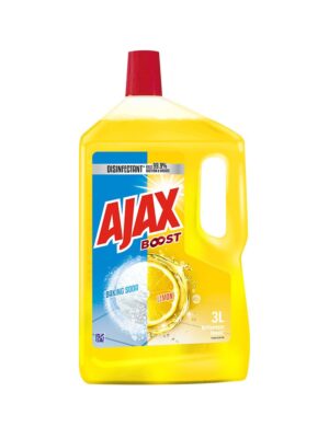 AJAX BOOST LEMON & BAKING SODA MULTI PURPOSE DISINFECTANT FLOOR CLEANER