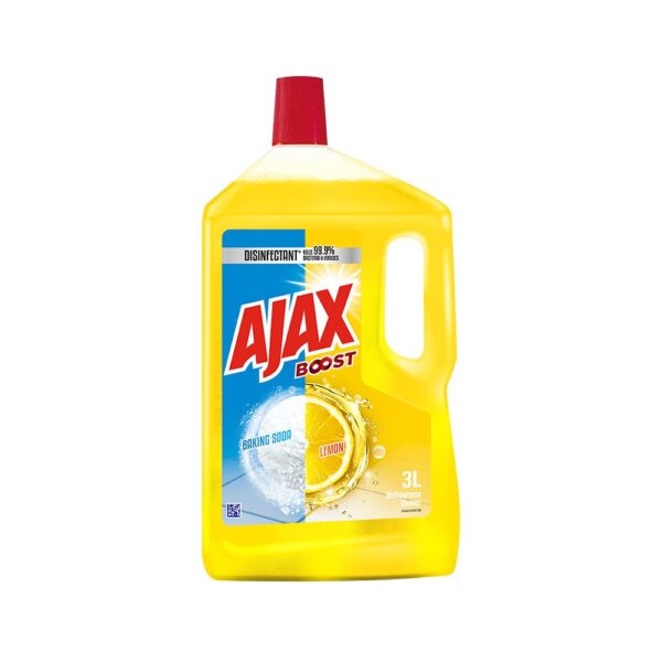 AJAX BOOST LEMON & BAKING SODA MULTI PURPOSE DISINFECTANT FLOOR CLEANER