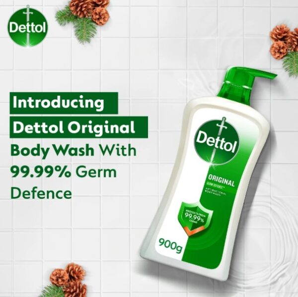 DETTOL SHOWER GEL BODY WASH ORIGINAL 900ML