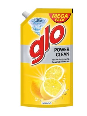 GLO ACTIVE FOAM LEMON DISHWASHING LIQUID REFILL PACK 850ML