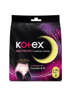 KOTEX OVERNIGHT PANTIES (2'S)