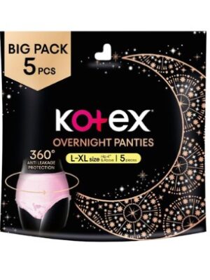 KOTEX OVERNIGHT PANTIES (5'S)