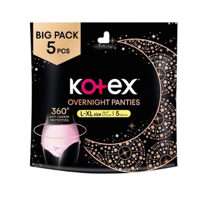 KOTEX OVERNIGHT PANTIES (5'S)