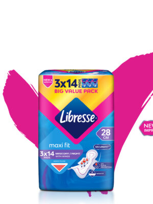 LIBRESSE MAXI WINGS 28CM (VALUE PACK)