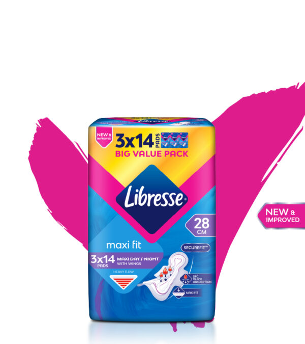 LIBRESSE MAXI WINGS 28CM (VALUE PACK)