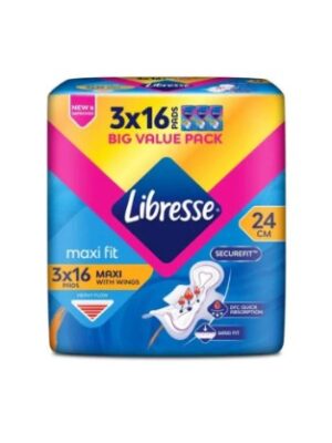 LIBRESSE MAXI WINGS 24CM (VALUE PACK)