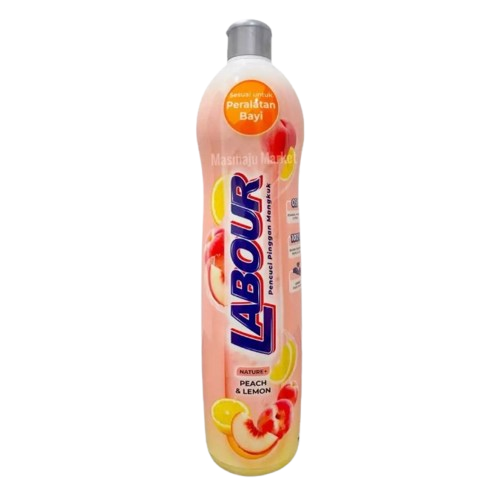 LABOUR DISHWASHING LIQUID PEACH & LEMON 900ML