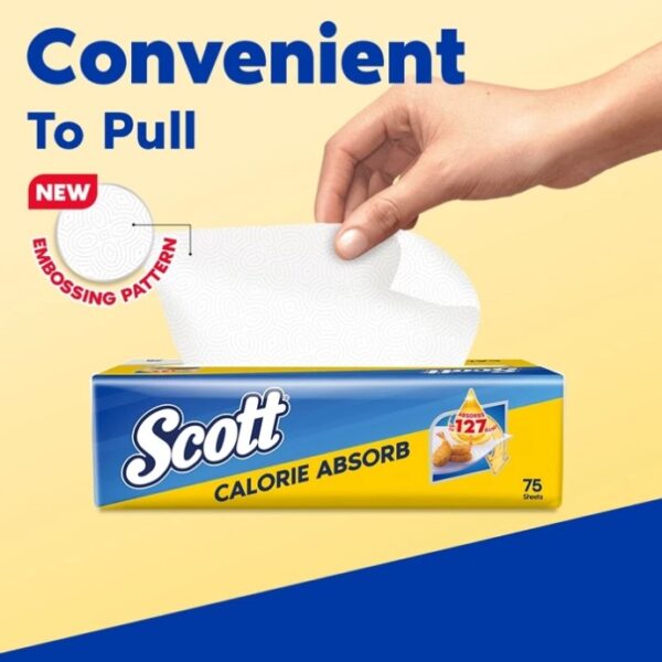 SCOTT KITCHEN TOWEL CALORIE ASBORB INTERFOLDER 80S X3