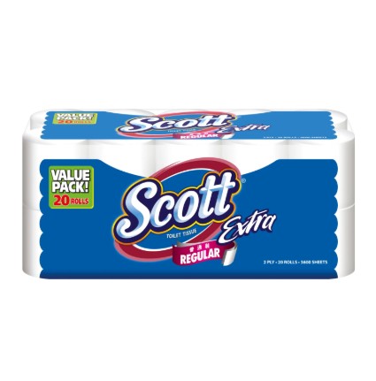 SCOTT EXTRA REGULAR TOILET TISSUE