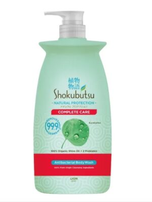 SHOKUBUTSU NATURAL PROTECTION BODY WASH COMPLETE CARE WITH EUCALYPTUS 900G