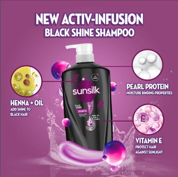 SUNSILK BLACK SHINE SHAMPOO