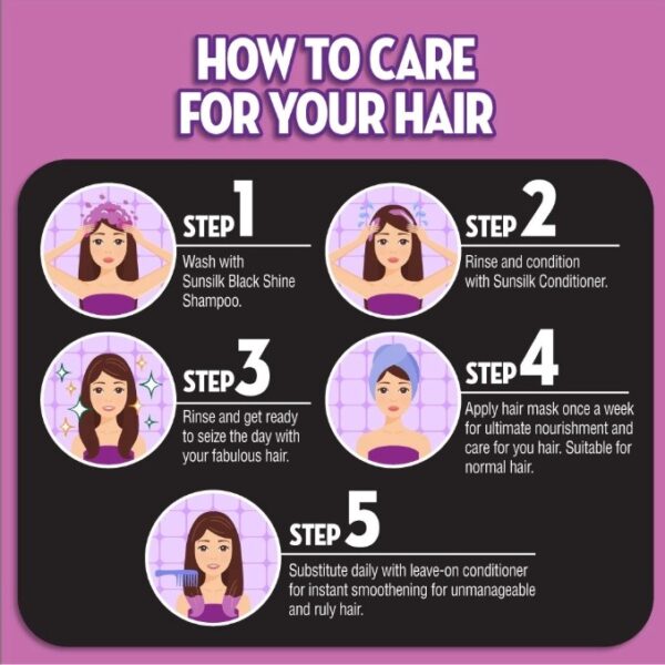 SUNSILK BLACK SHINE SHAMPOO