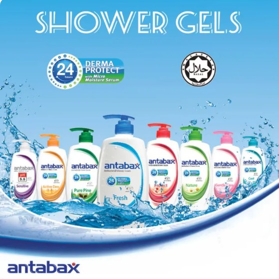 ANTABAX ANTIBACTERIAL SHOWER CREAM NATURE 960G