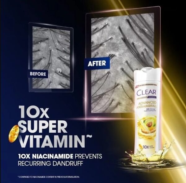 CLEAR ANTI-DANDRUFF ANTI-HAIR FALL SHAMPOO 300ml