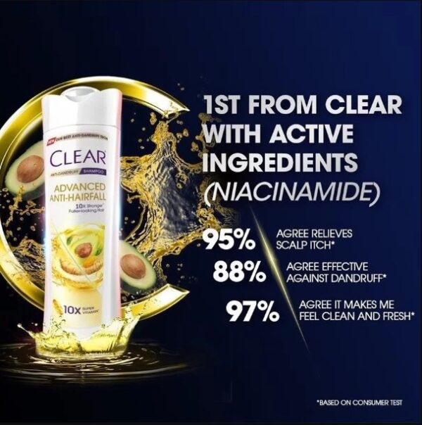 CLEAR ANTI-DANDRUFF ANTI-HAIR FALL SHAMPOO 300ml