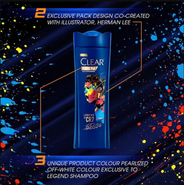 CLEAR MEN LEGEND BY CR7 SCALP & HAIR SHAMPOO (315ML)