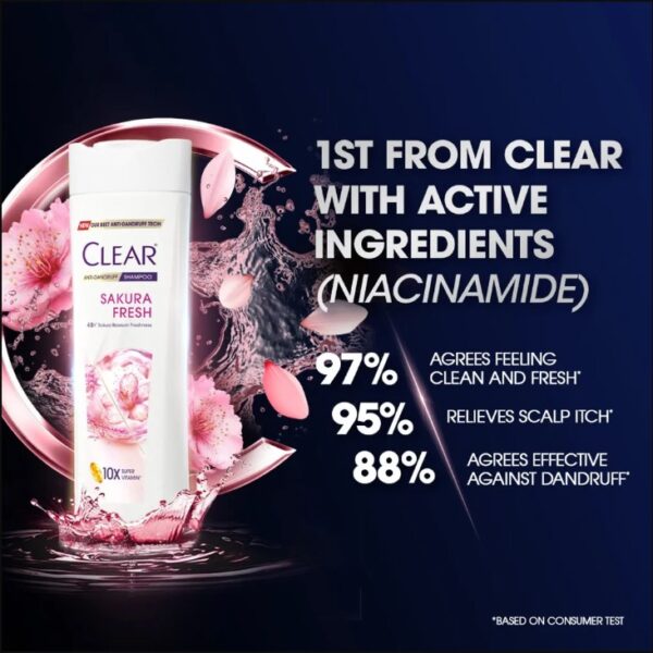 CLEAR SHAMPOO SAKURA FRESH 300ML
