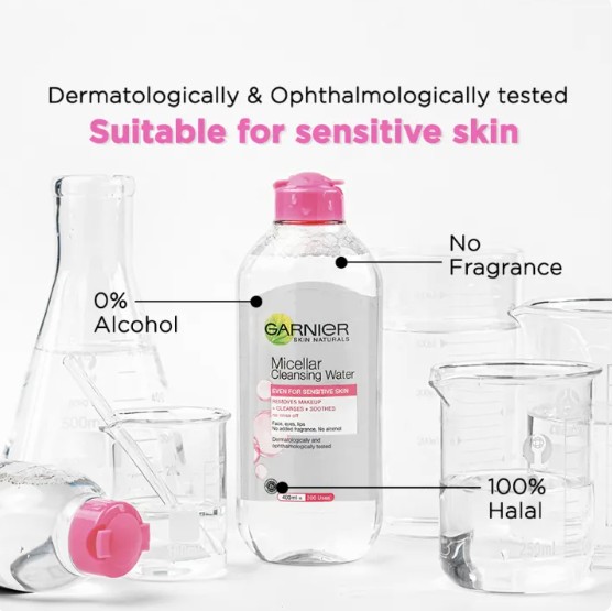 GARNIER MICELLAR CLEANSING WATER EVEN FOR SENSITIVE SKIN 400ML