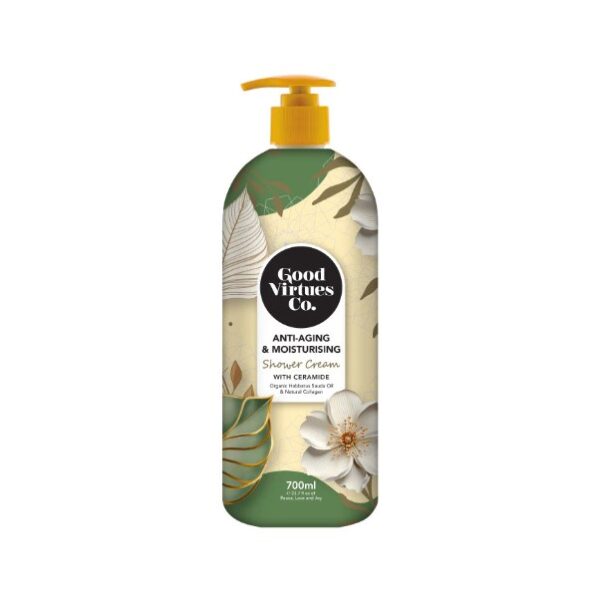GOOD VIRTUES CO. Anti-Aging & Moisturising Shower Cream With Ceramide 700ml