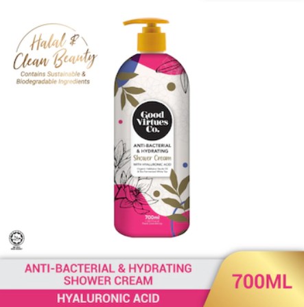 GOOD VIRTUES CO. Anti-Bacterial & Hydrating Shower Cream 700ml