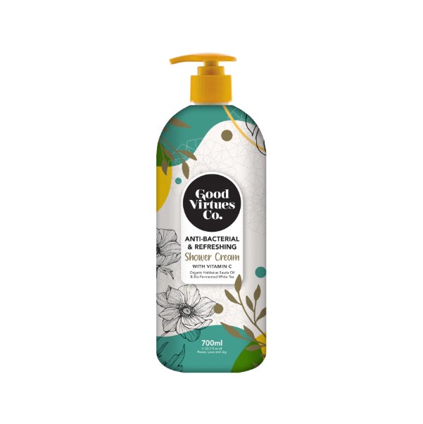 GOOD VIRTUES CO. Anti-Bacterial & Refreshing Shower Cream With Vitamin C 700ml