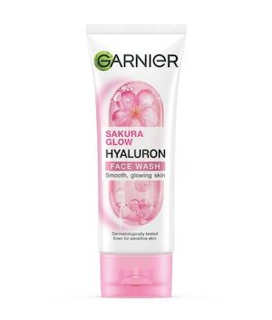 GARNIER SKIN NATURALS SAKURA GLOW GLOWING FACE WASH 100ML