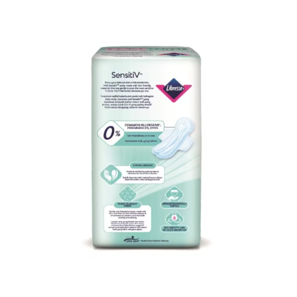 LIBRESSE SENSITIV MAXI WING 24CM (16'S)