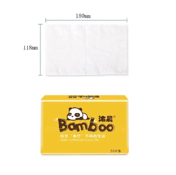 BAMBOO TISSUE PAPER (1 BUNDLE = 10 PACKETS X 300 SHEETS)
