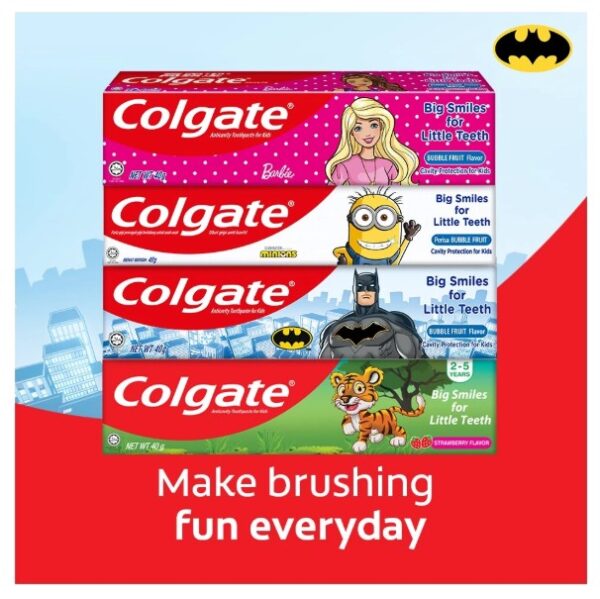 COLGATE KIDS TOOTHPASTE BATMAN 40G