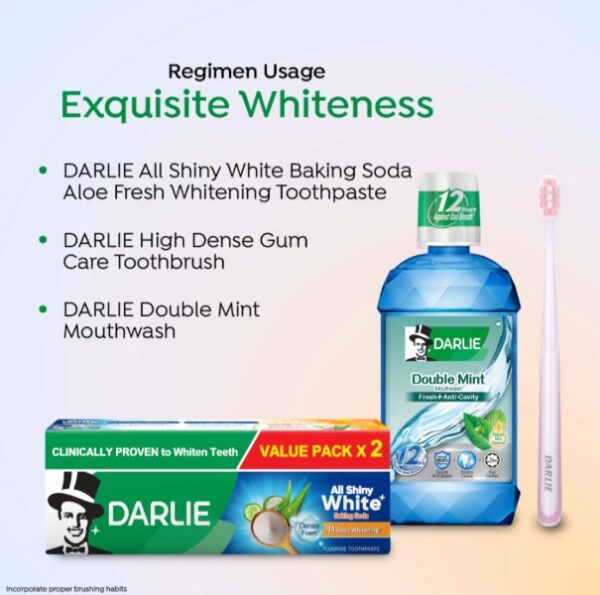 DARLIE ALL SHINY WHITE BAKING SODA 140G X 2'S