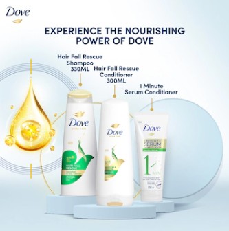 DOVE HAIR FALL RESCUE SHAMPOO 330ML