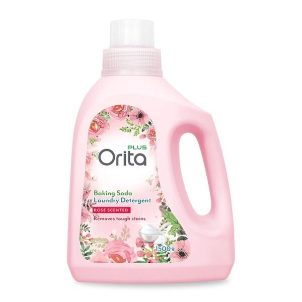 ORITA BAKING SODA LIQUID DETERGENT (ROSE) 1.5KG