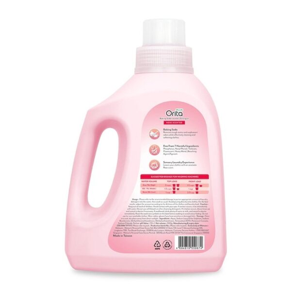 ORITA BAKING SODA LIQUID DETERGENT (ROSE) 1.5KG