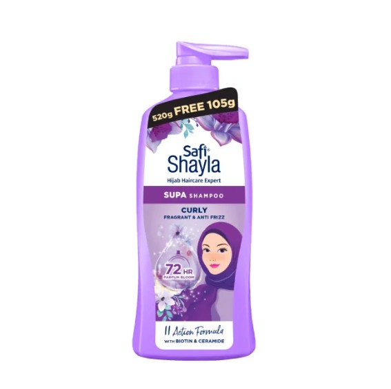 SAFI SHAYLA SUPA CURLY, ANTI FRIZZ & FRAGRANT SHAMPOO 300G
