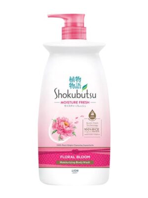 SHOKUBUTSU BODY WASH MOISTURE FRESH FLORAL BLOOM 900G